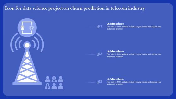 Icon For Data Science Project On Churn Prediction In Telecom Industry