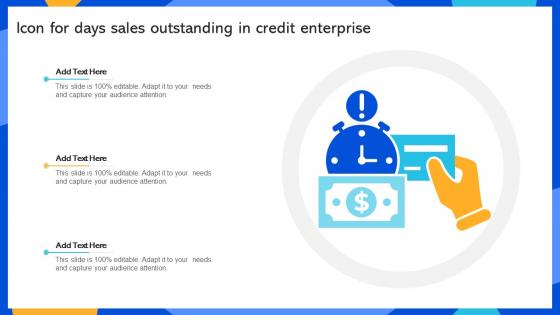 Icon For Days Sales Outstanding In Credit Enterprise
