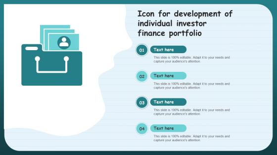 Icon For Development Of Individual Investor Finance Portfolio