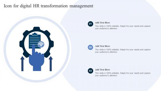 Icon For Digital HR Transformation Management