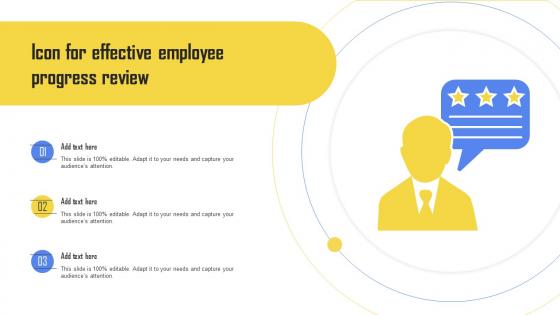 Icon For Effective Employee Progress Review