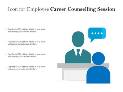 Icon for employee career counselling session