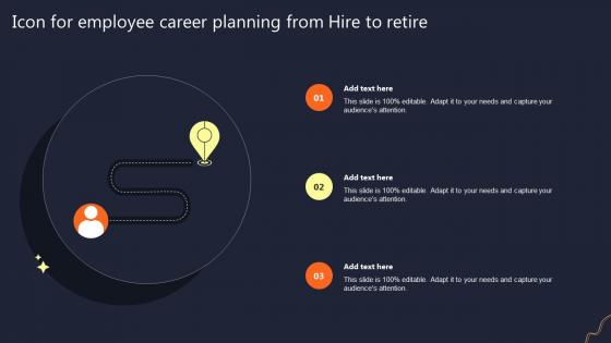 Icon For Employee Career Planning From Hire To Retire