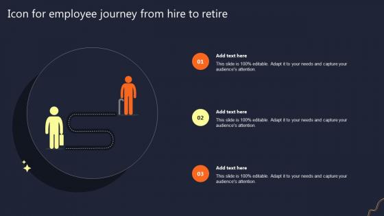 Icon For Employee Journey From Hire To Retire