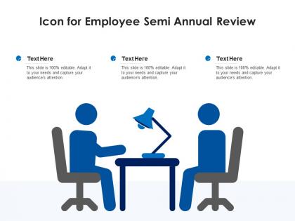 Icon for employee semi annual review