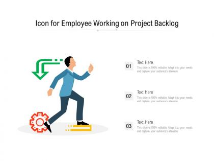 Icon for employee working on project backlog