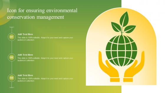 Icon For Ensuring Environmental Conservation Management