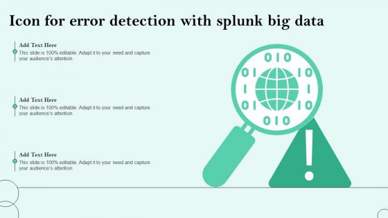 Icon For Error Detection With Splunk Big Data