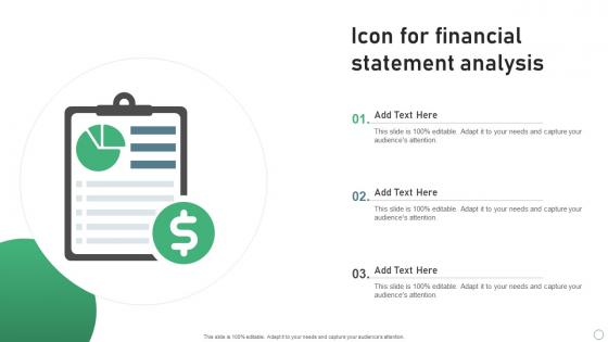 Icon For Financial Statement Analysis