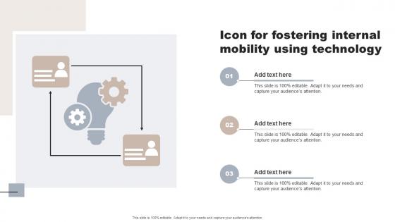 Icon For Fostering Internal Mobility Using Technology
