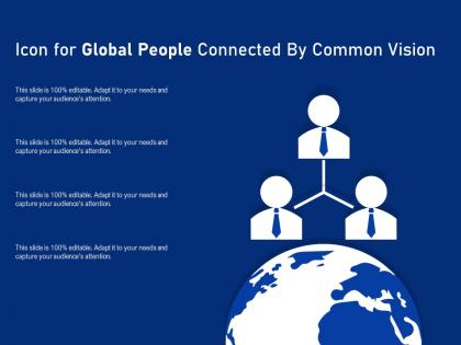 Icon for global people connected by common vision