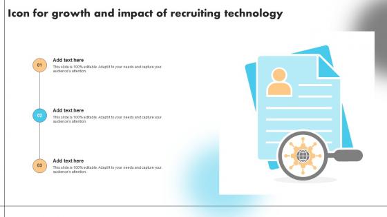 Icon For Growth And Impact Of Recruiting Technology
