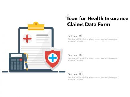 Icon for health insurance claims data form