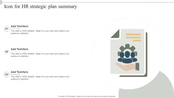 Icon For HR Strategic Plan Summary