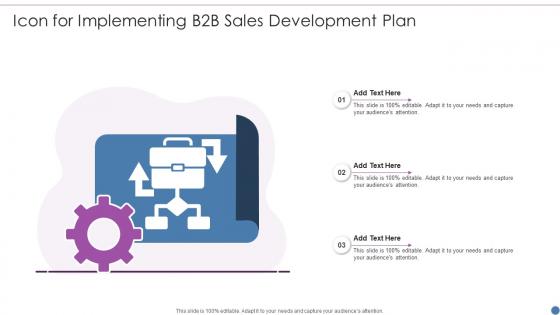 Icon For Implementing B2b Sales Development Plan