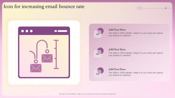 Icon For Increasing Email Bounce Rate