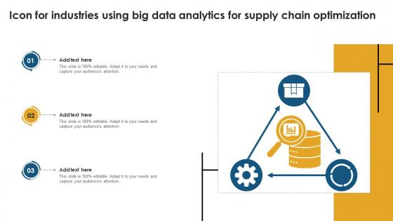 Icon For Industries Using Big Data Analytics For Supply Chain Optimization