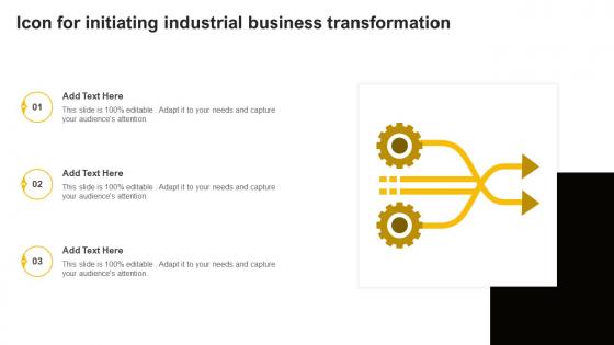 Icon For Initiating Industrial Business Transformation