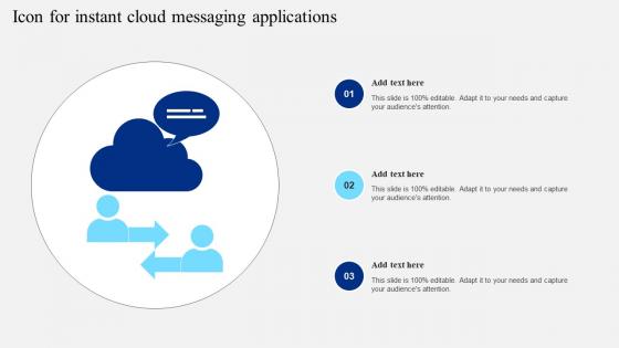Icon For Instant Cloud Messaging Applications