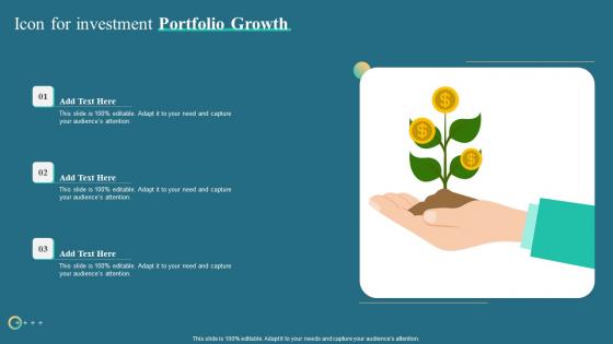 Icon For Investment Portfolio Growth