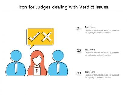 Icon for judges dealing with verdict issues