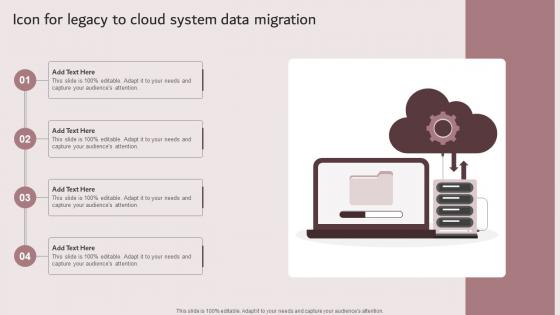 Icon For Legacy To Cloud System Data Migration
