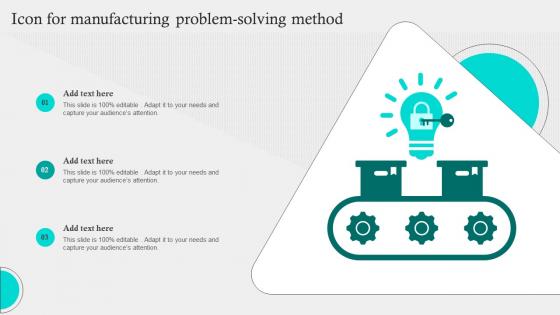 Icon For Manufacturing Problem Solving Method
