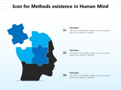 Icon for methods existence in human mind