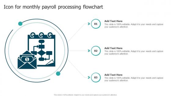 Icon For Monthly Payroll Processing Flowchart