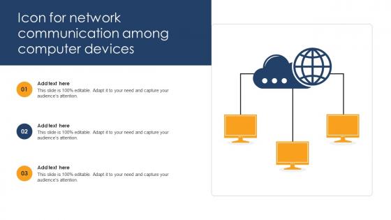 Icon For Network Communication Among Computer Devices