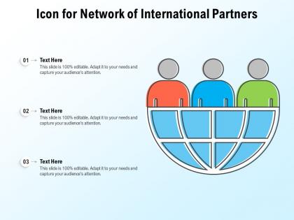 Icon for network of international partners