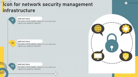 Icon For Network Security Management Infrastructure