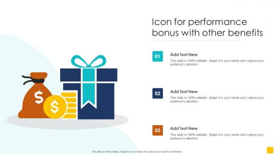 Icon For Performance Bonus With Other Benefits