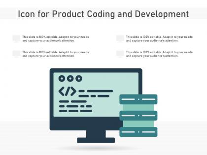 Icon for product coding and development
