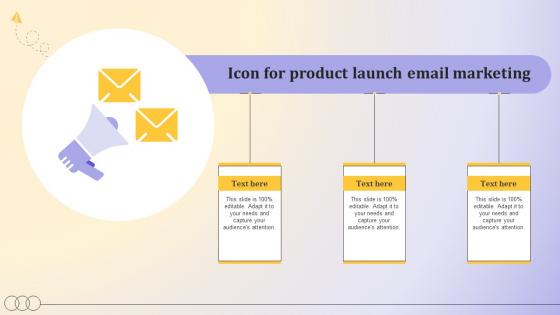 Icon For Product Launch Email Marketing