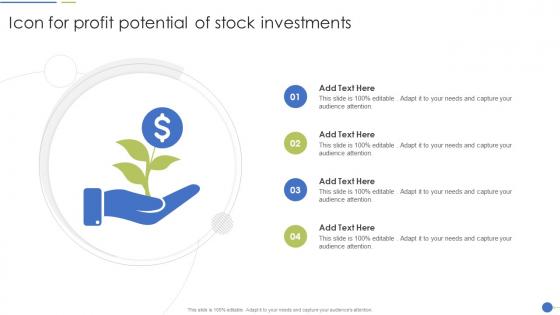 Icon For Profit Potential Of Stock Investments