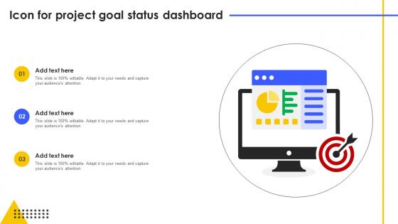 Icon For Project Goal Status Dashboard