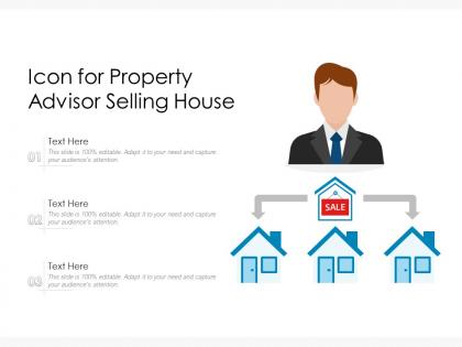 Icon for property advisor selling house