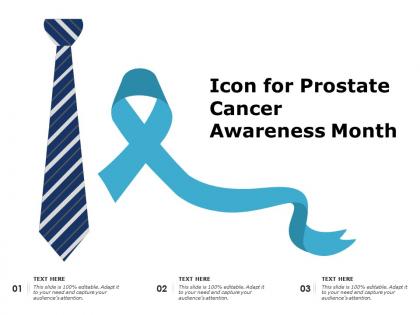 Icon for prostate cancer awareness month