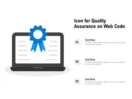 Icon for quality assurance on web code