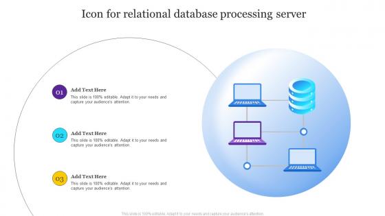 Icon For Relational Database Processing Server