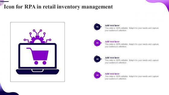 Icon For RPA In Retail Inventory Management