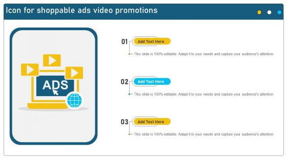 Icon For Shoppable Ads Video Promotions