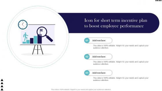 Icon For Short Term Incentive Plan To Boost Employee Performance