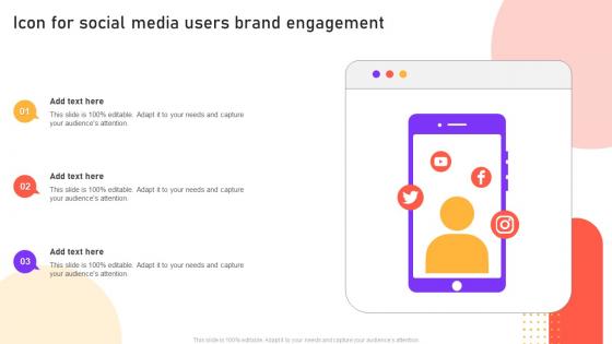 Icon For Social Media Users Brand Engagement