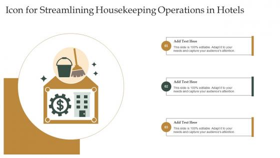 Icon For Streamlining Housekeeping Operations In Hotels