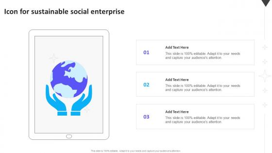 Icon For Sustainable Social Enterprise