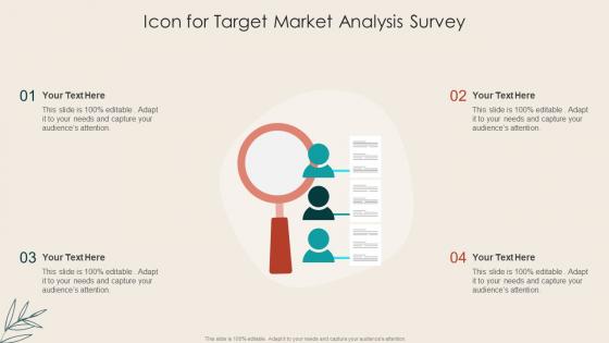 Icon For Target Market Analysis Survey