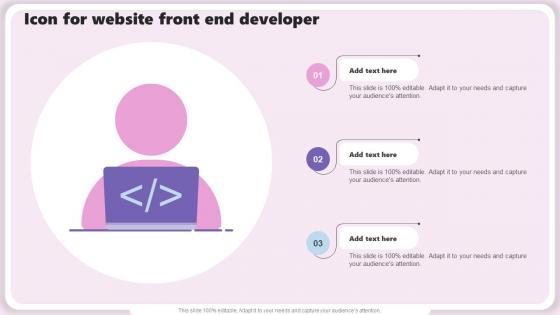 Icon For Website Front End Developer