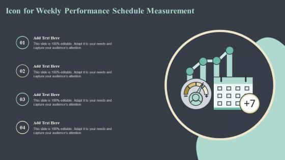 Icon For Weekly Performance Schedule Measurement
